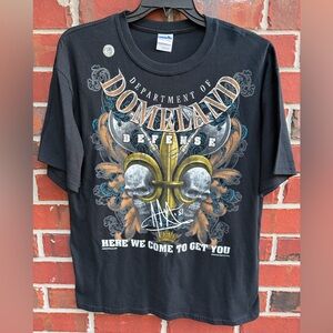 New Orleans Saints Jonathan Vilma #51 Department Of DomeLand Defense L T-shirt